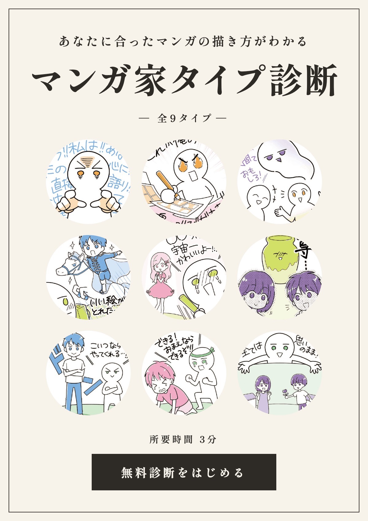 マンガ家タイプ診断